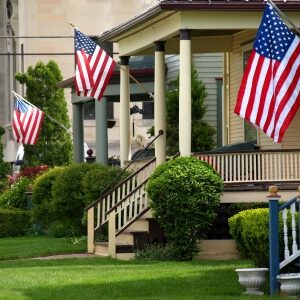 Flags on houses 2 1